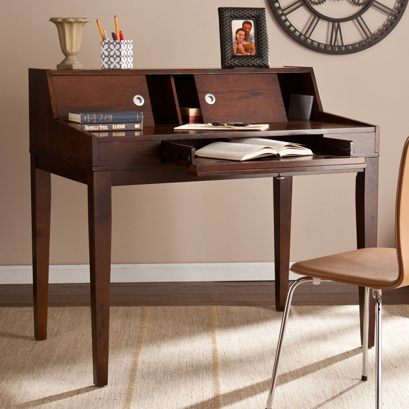 Alcott Hill Elizabeth Secretary Desk with Hutch Wayfair